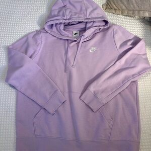 Nike Lavender Crewneck Hoodie - Light Purple